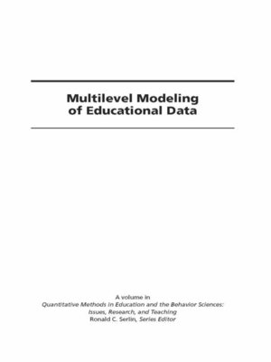 cover image of Multilevel Modeling of Educational Data